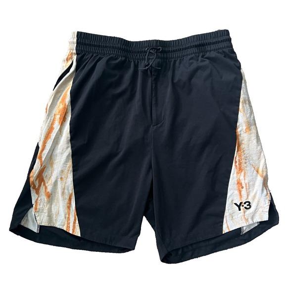 adidas Other - Y-3 Mens Black Rust Dye Track Shorts Size XL
